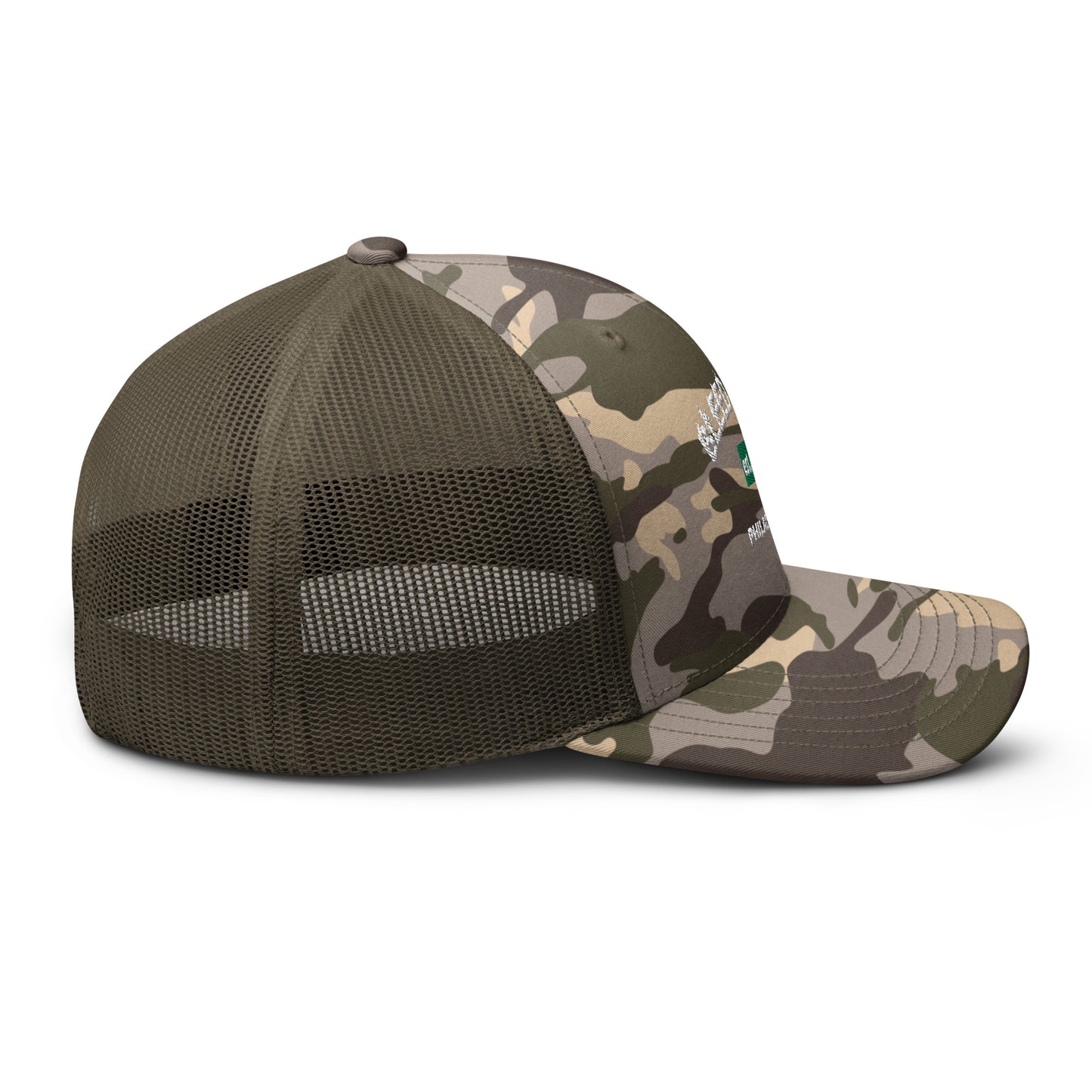 Bleed Green Camouflage trucker hat