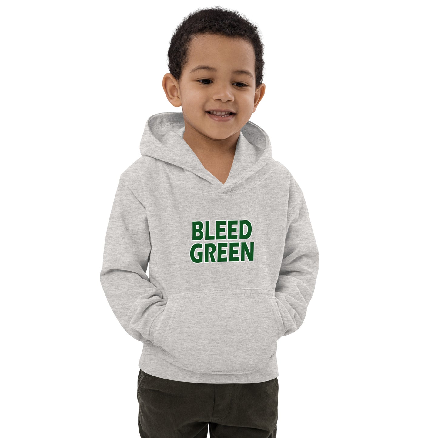 Bleed Green Kids Hoodie