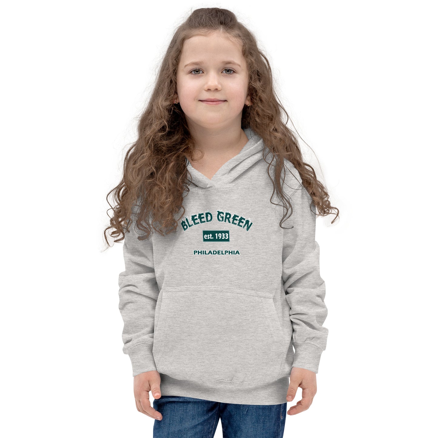 Bleed Green Est. 1933 Kids Hoodie