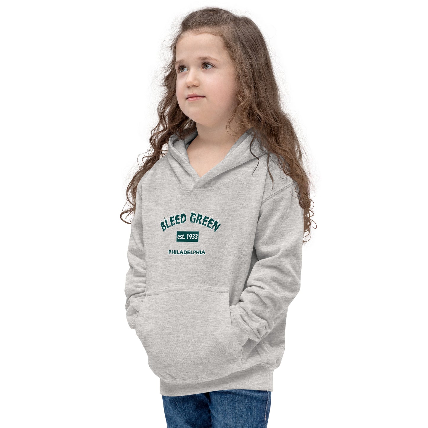Bleed Green Est. 1933 Kids Hoodie