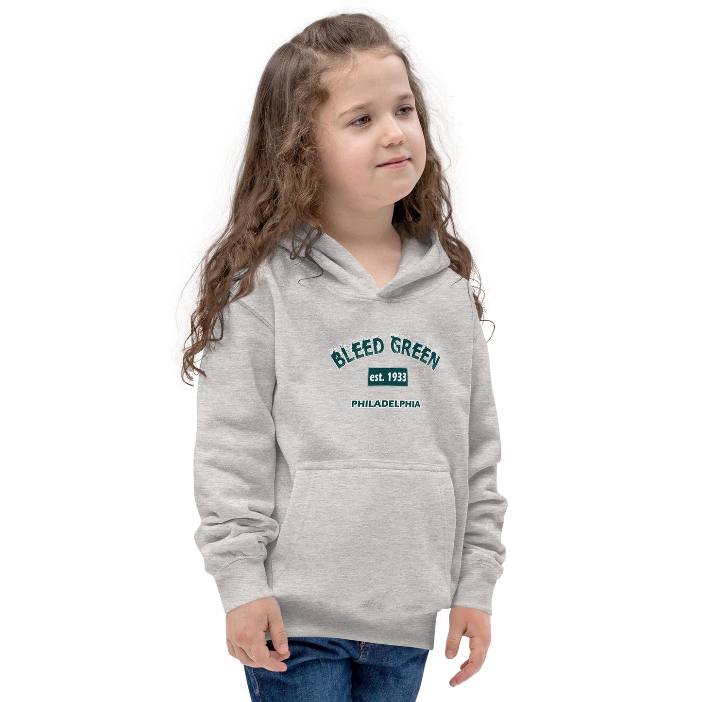 Bleed Green Est. 1933 Kids Hoodie