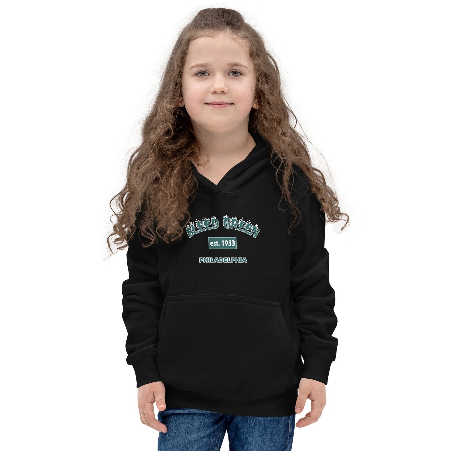 Bleed Green Est. 1933 Kids Hoodie