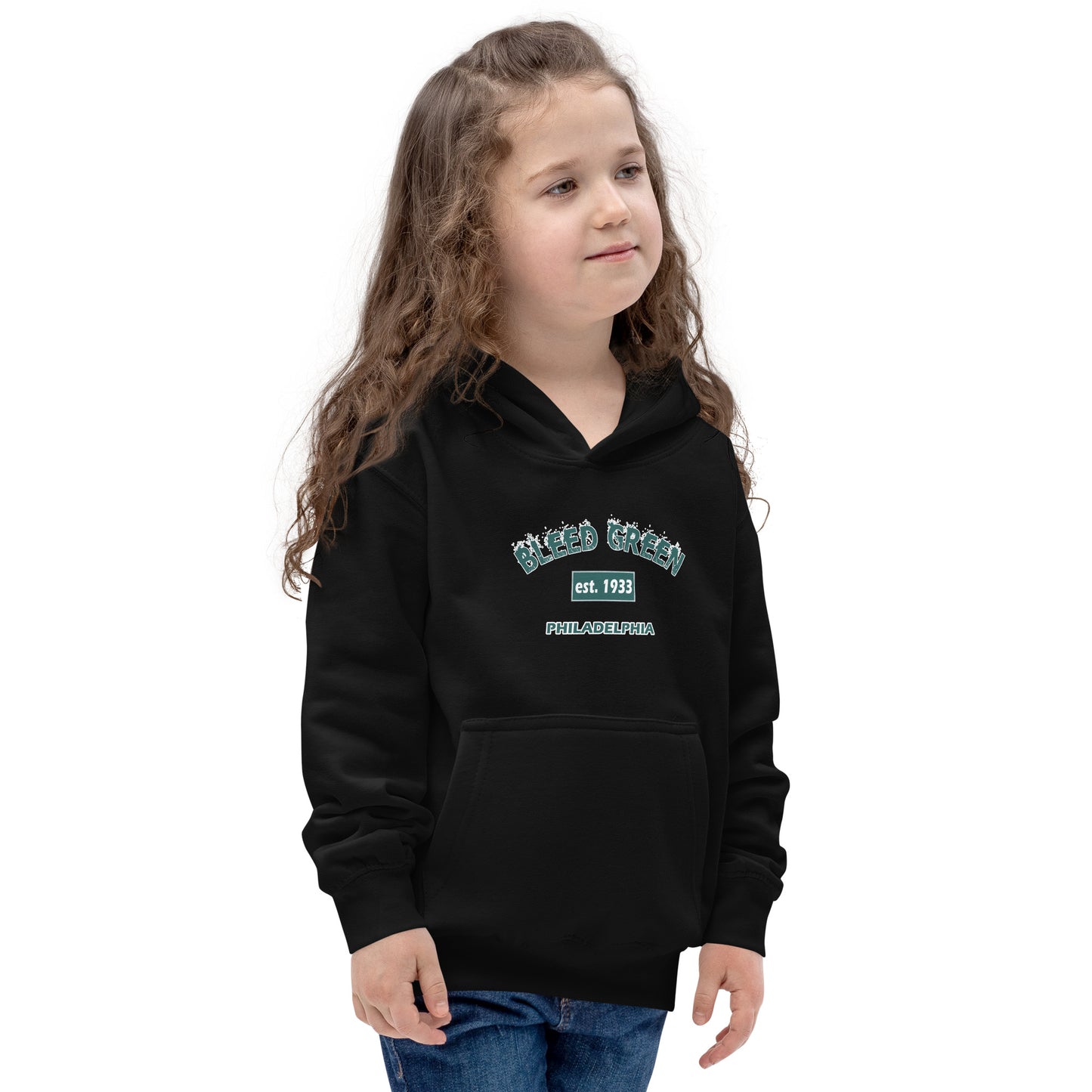 Bleed Green Est. 1933 Kids Hoodie