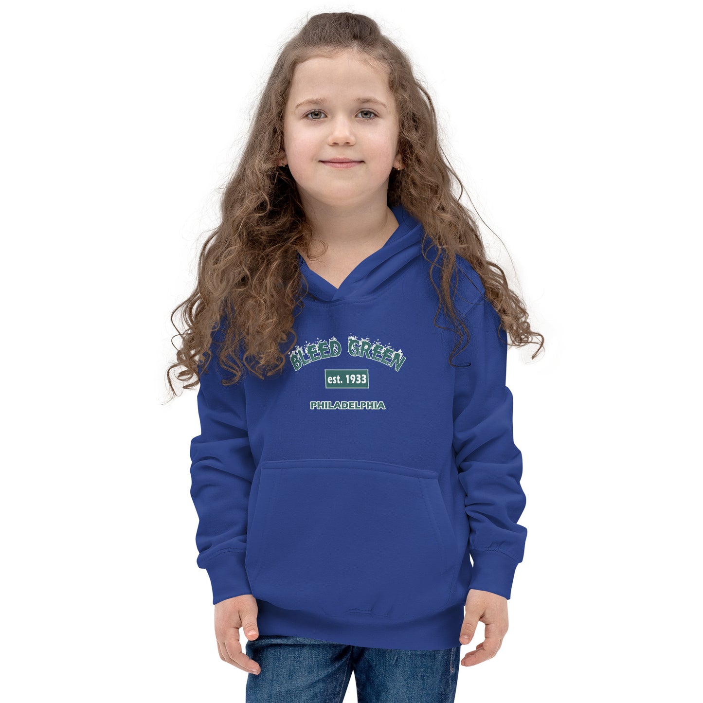 Bleed Green Est. 1933 Kids Hoodie