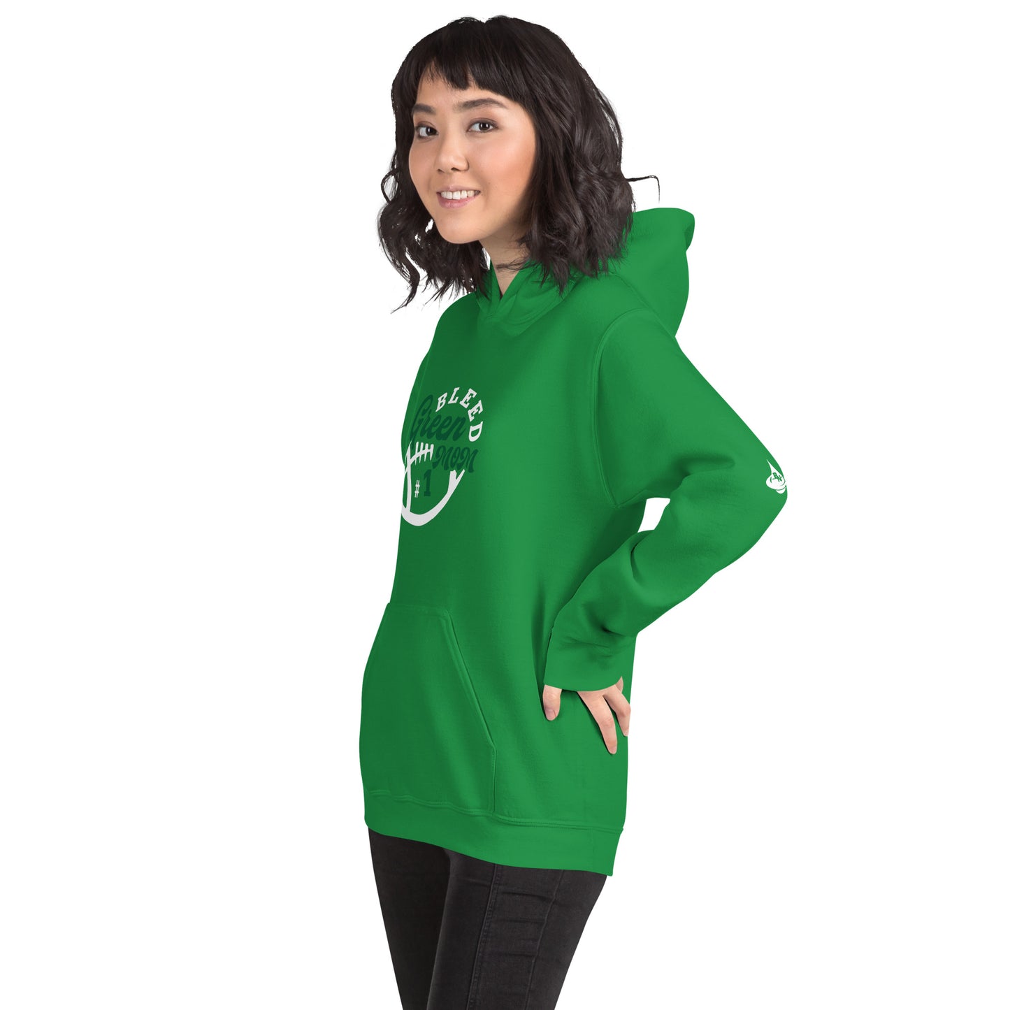 Bleed Green Mom Unisex Hoodie