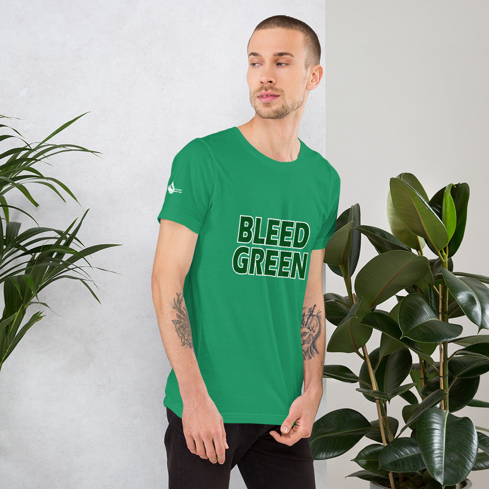 Bleed Green Unisex t-shirt