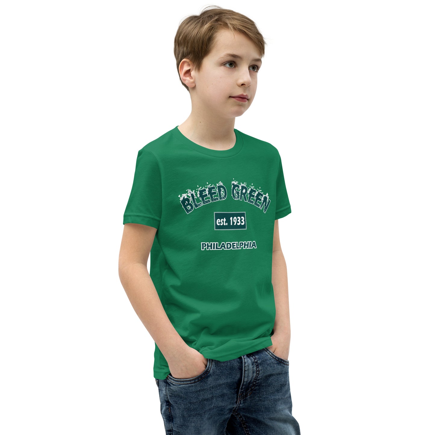 Bleed Green Est. 1933 Youth Short Sleeve T-Shirt