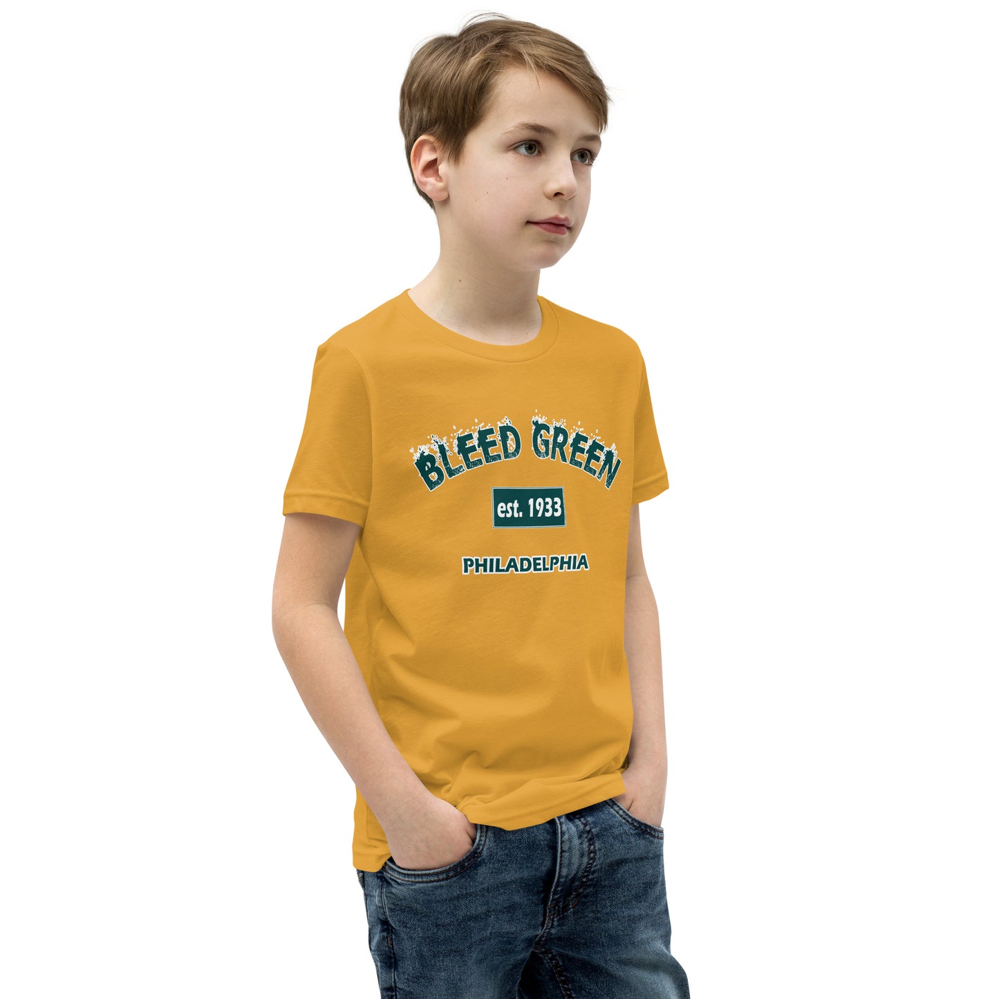 Bleed Green Est. 1933 Youth Short Sleeve T-Shirt