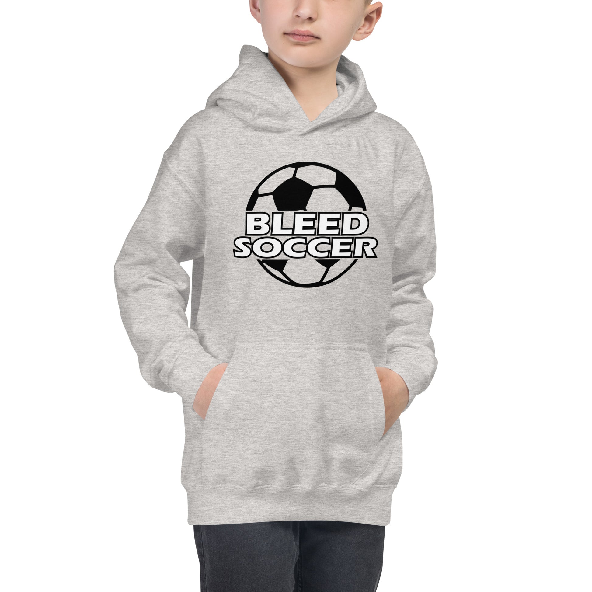 Best Unisex Great Quality Bleed Soccer Youth Printed Hoodie