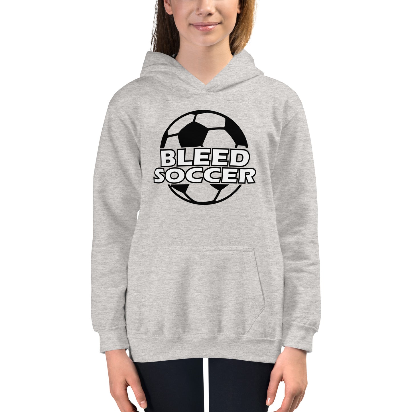 Best Unisex Great Quality Bleed Soccer Youth Printed Hoodie