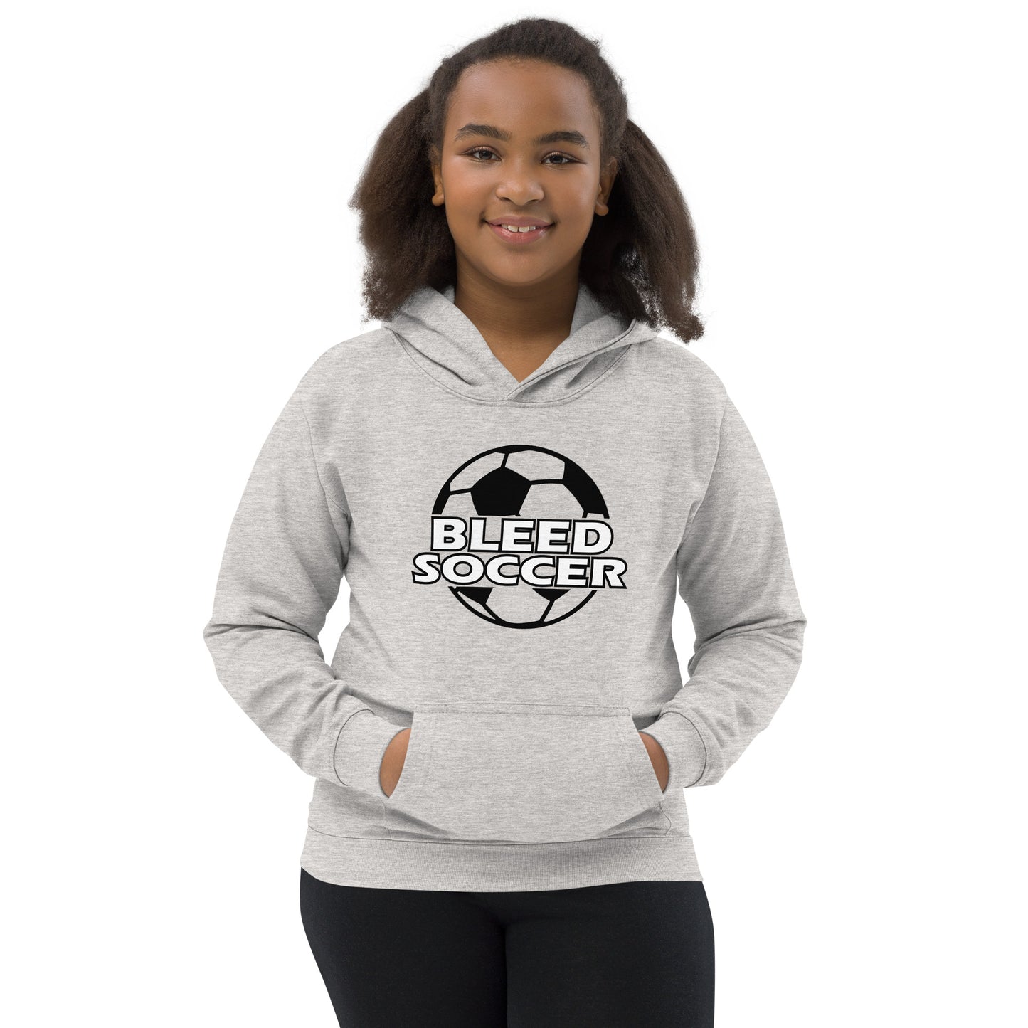 Best Unisex Great Quality Bleed Soccer Youth Printed Hoodie