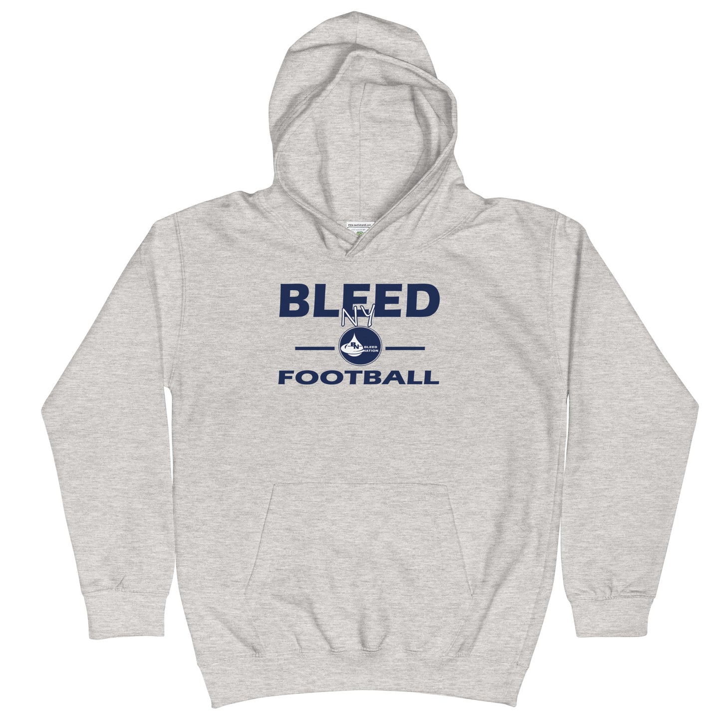 Bleed NY Football Kids Hoodie