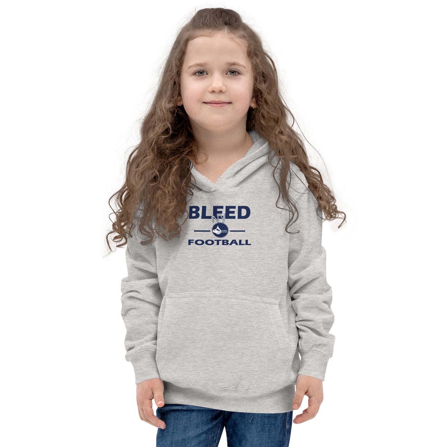 Bleed NY Football Kids Hoodie