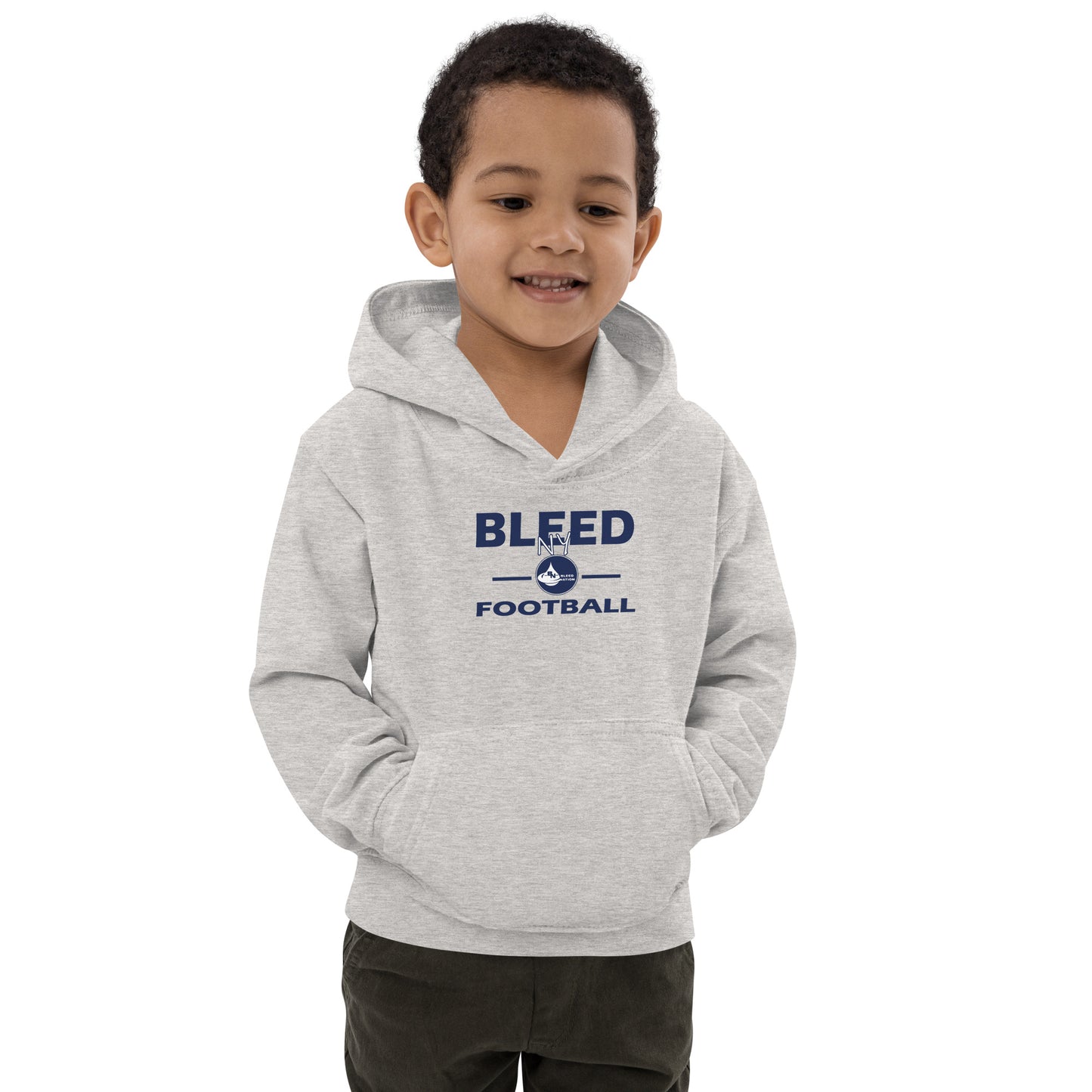 Bleed NY Football Kids Hoodie
