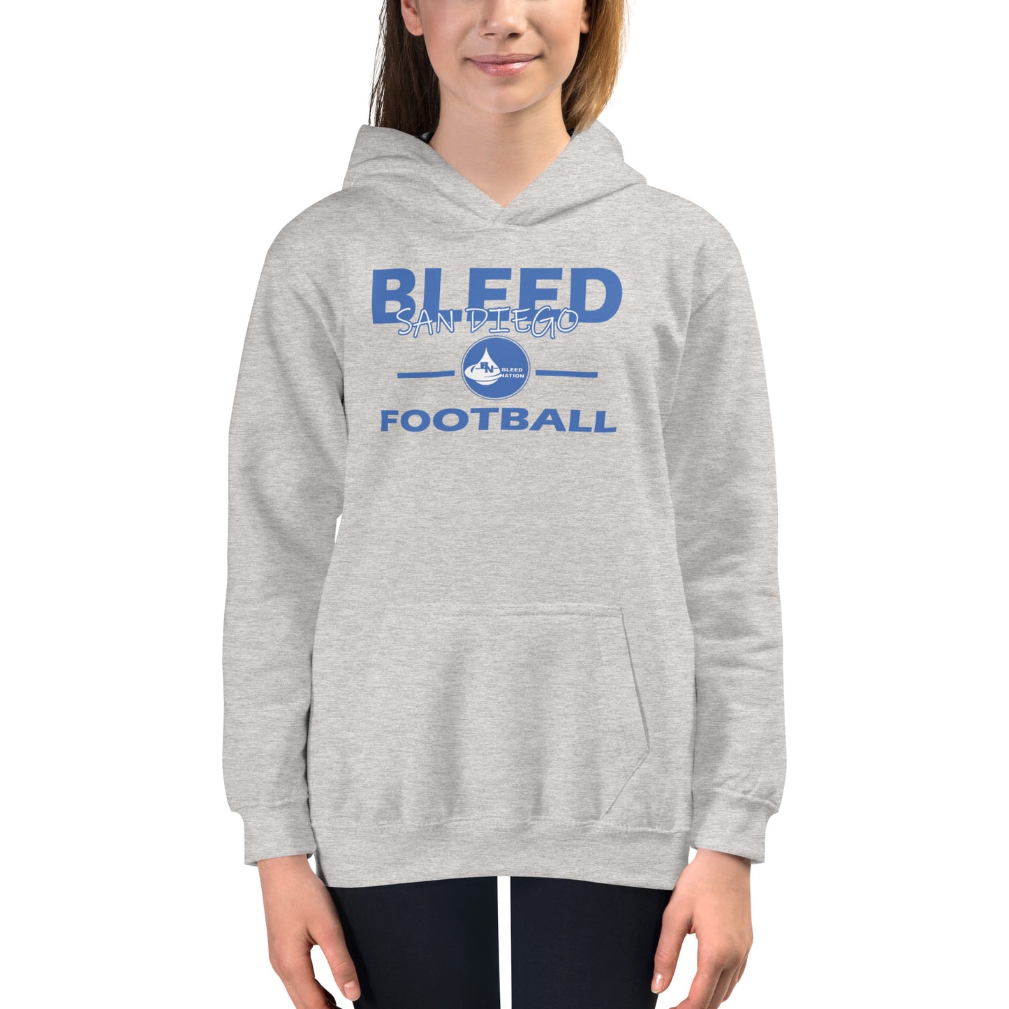 Bleed Dallas Football Kids Hoodie