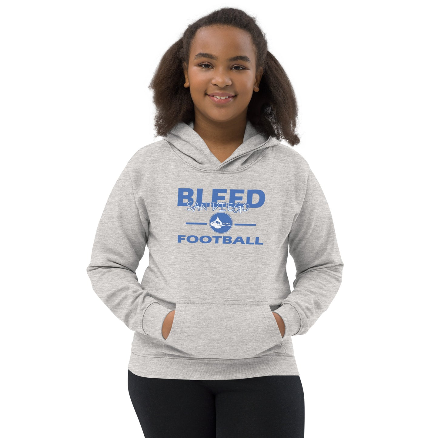 Bleed Dallas Football Kids Hoodie