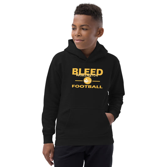 Bleed Washington Football Kids Hoodie