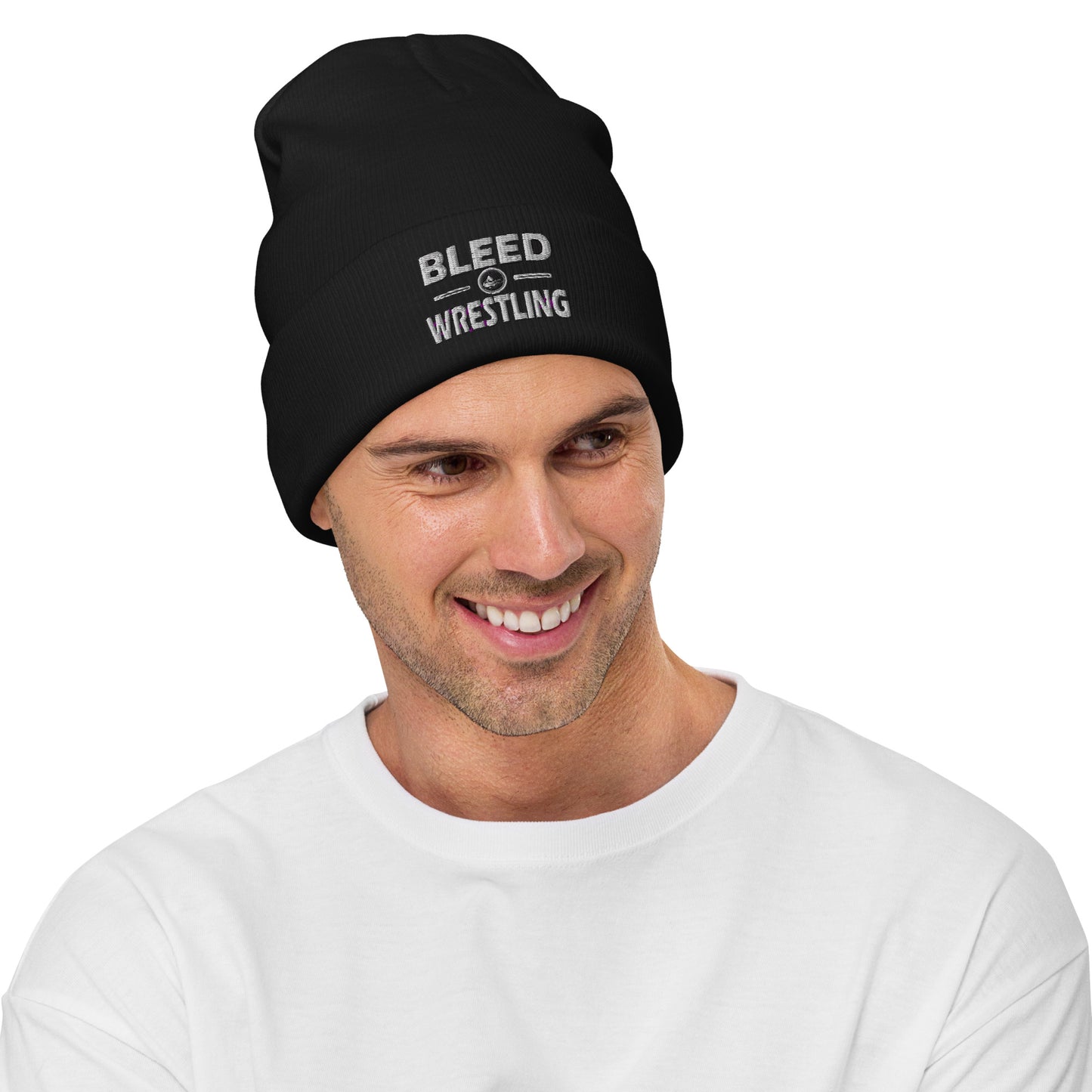 Bleed Wrestling Embroidered Beanie