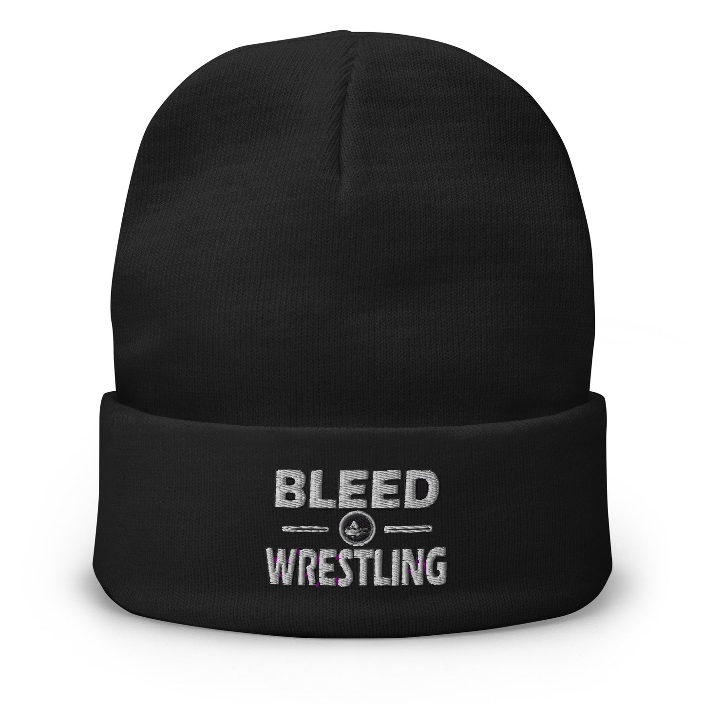 Bleed Wrestling Embroidered Beanie