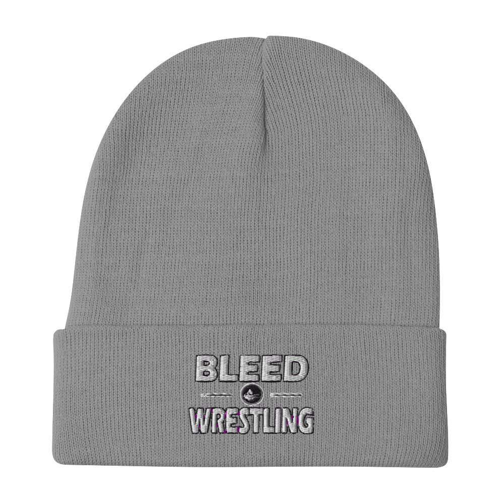 Bleed Wrestling Embroidered Beanie
