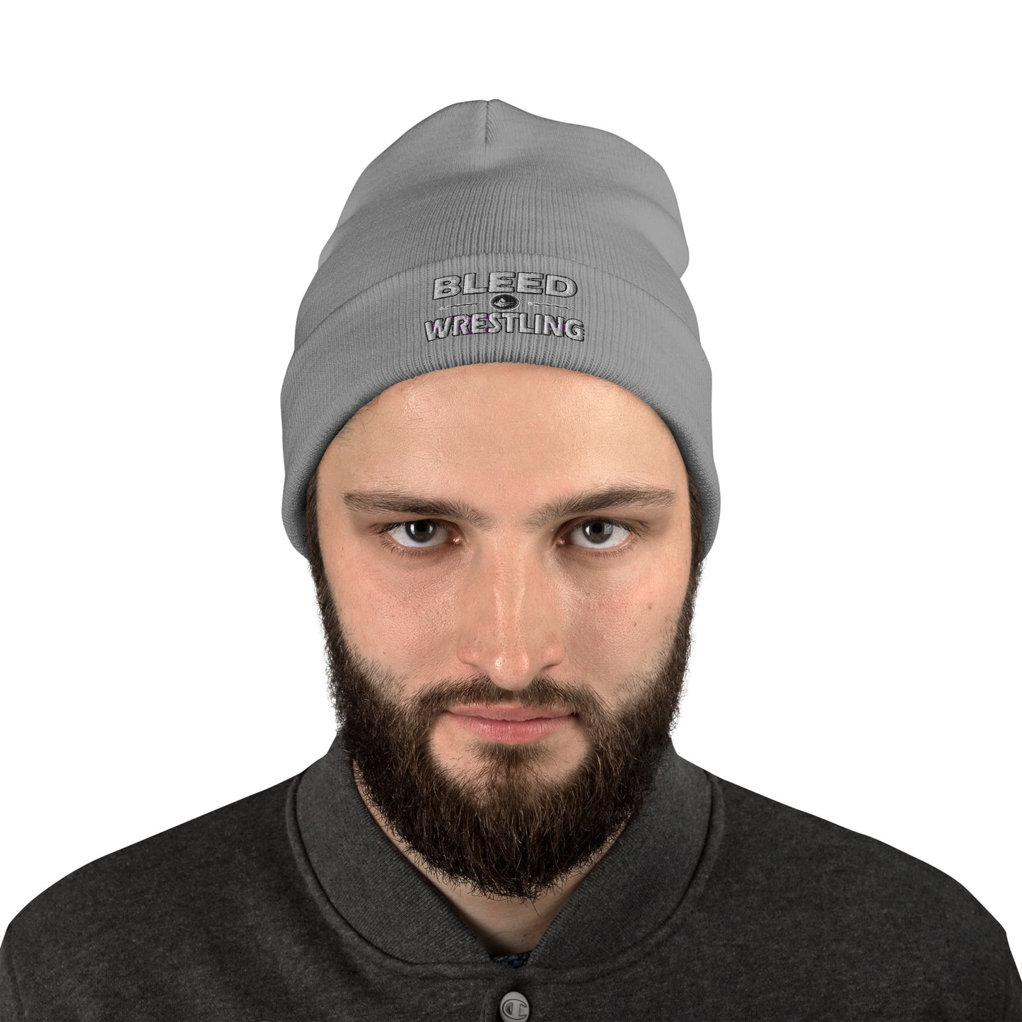 Bleed Wrestling Embroidered Beanie