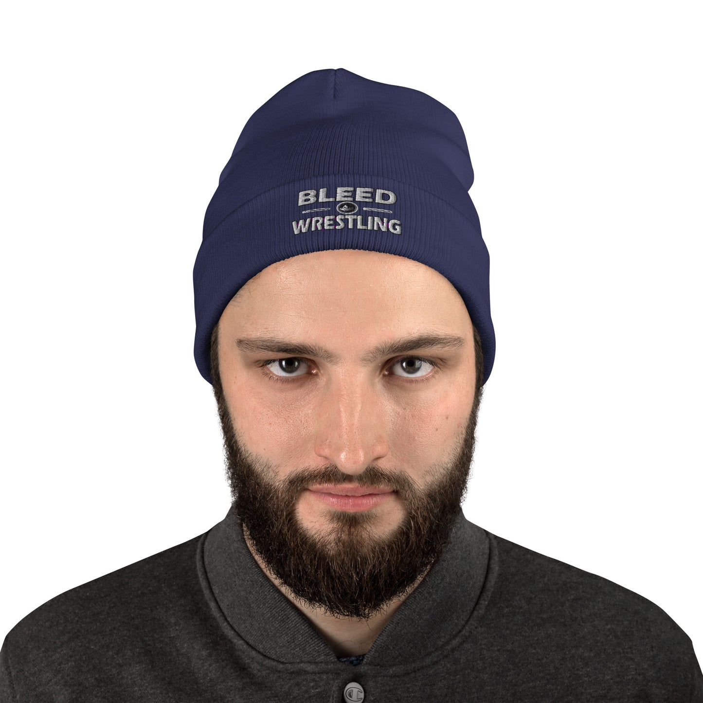 Bleed Wrestling Embroidered Beanie