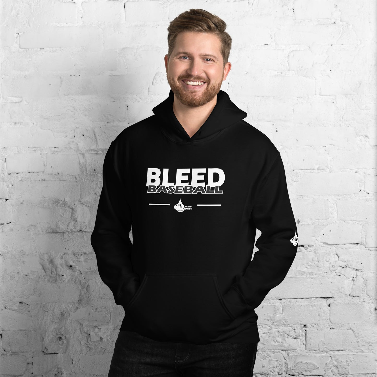 Bleed Baseball Unisex Hoodie