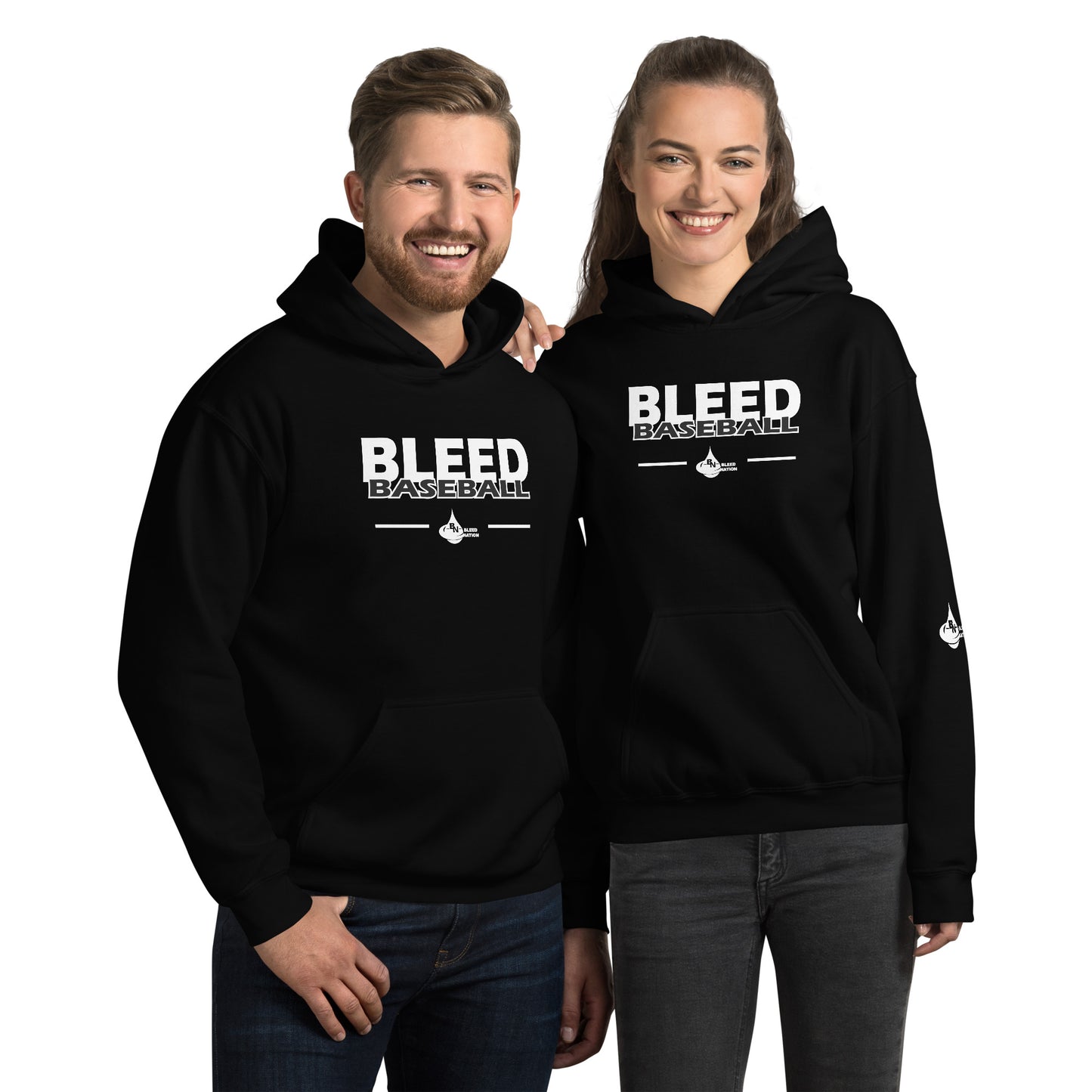 Bleed Baseball Unisex Hoodie