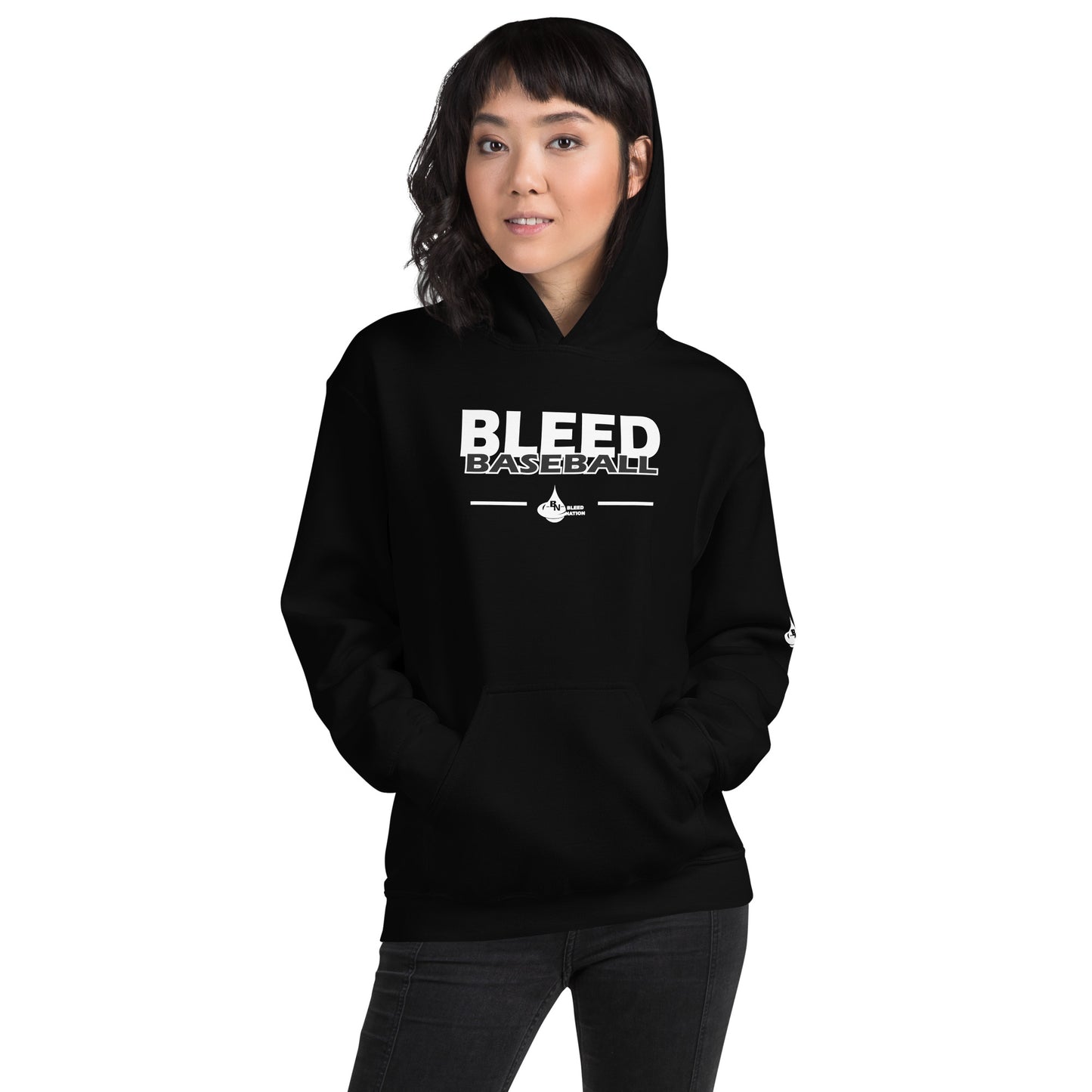 Bleed Baseball Unisex Hoodie