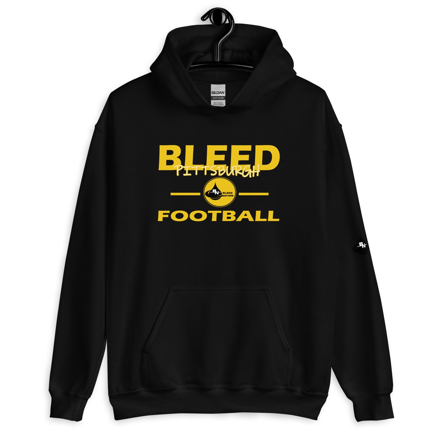 Bleed Pittsburgh Football Unisex Hoodie