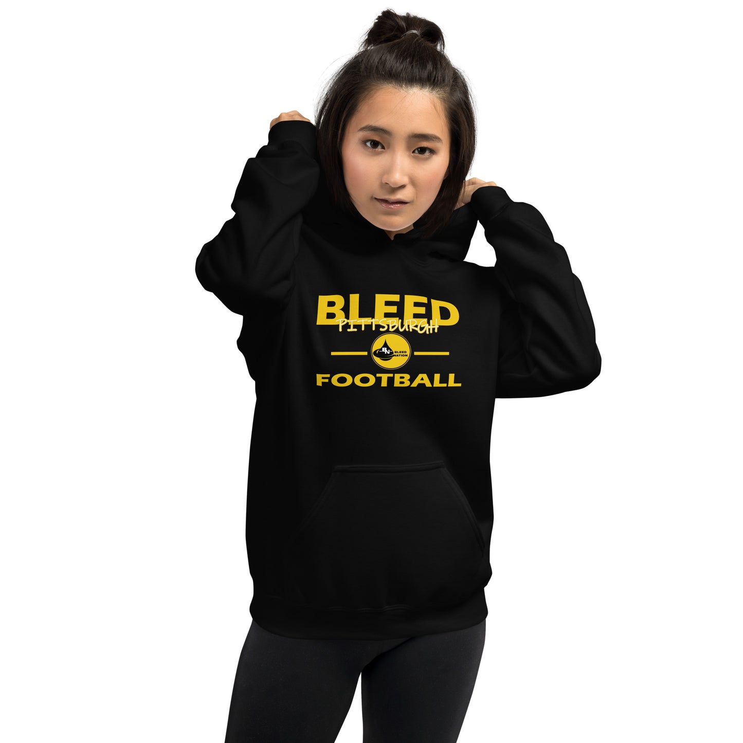 Bleed Pittsburgh Football Unisex Hoodie