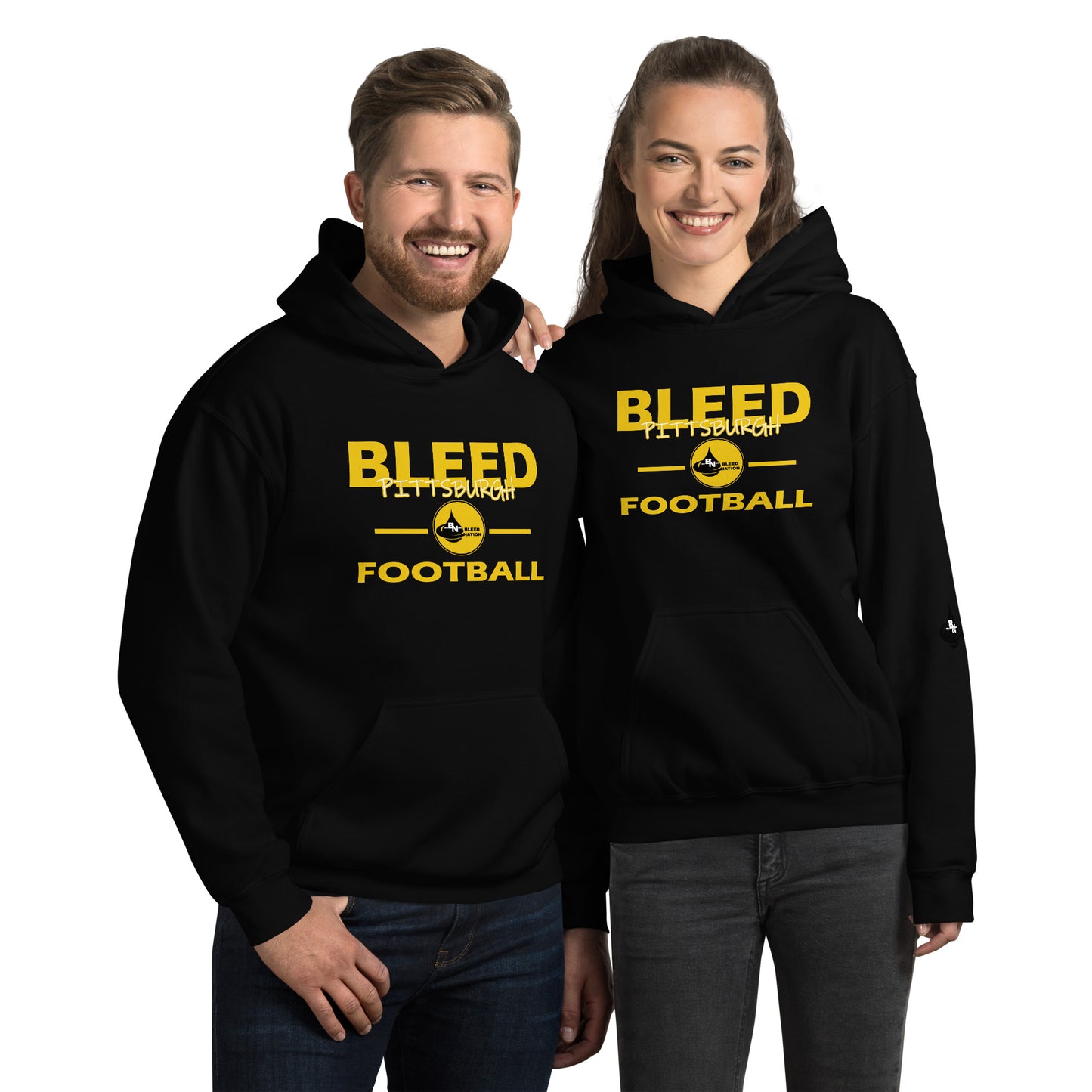 Bleed Pittsburgh Football Unisex Hoodie