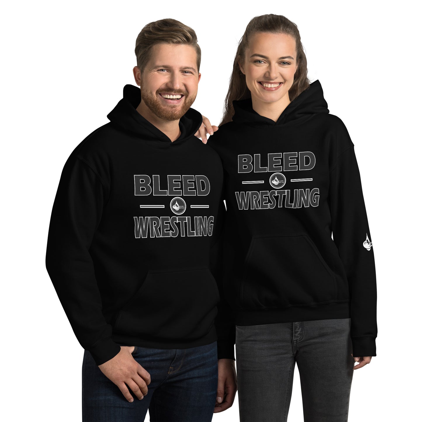 Bleed Wrestling Unisex Hoodie