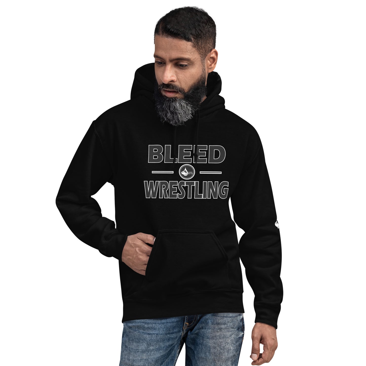 Bleed Wrestling Unisex Hoodie