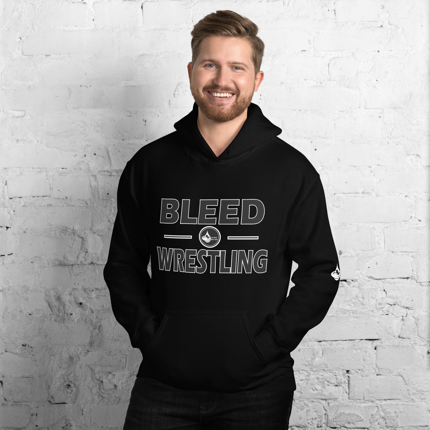 Bleed Wrestling Unisex Hoodie