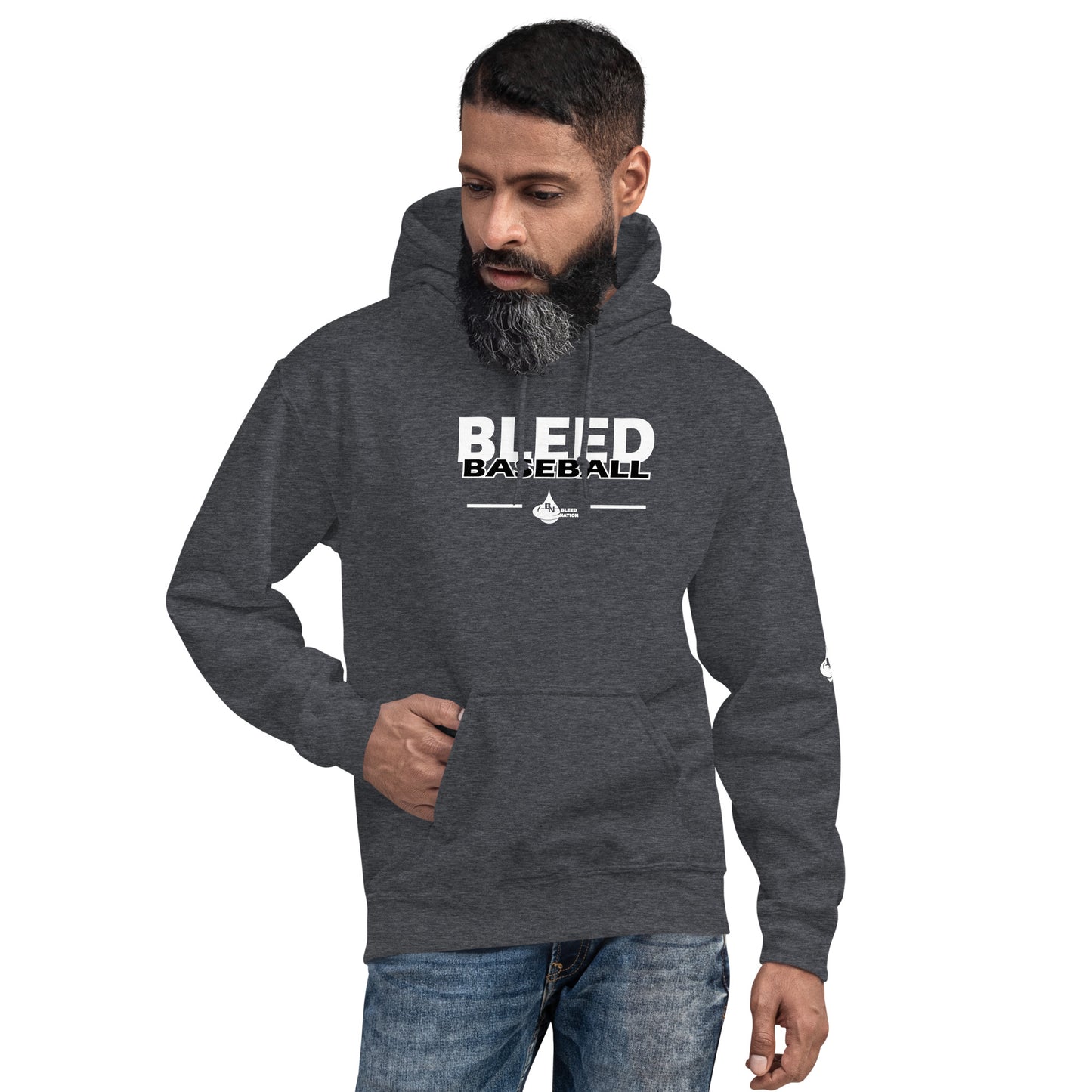 Bleed Baseball Unisex Hoodie
