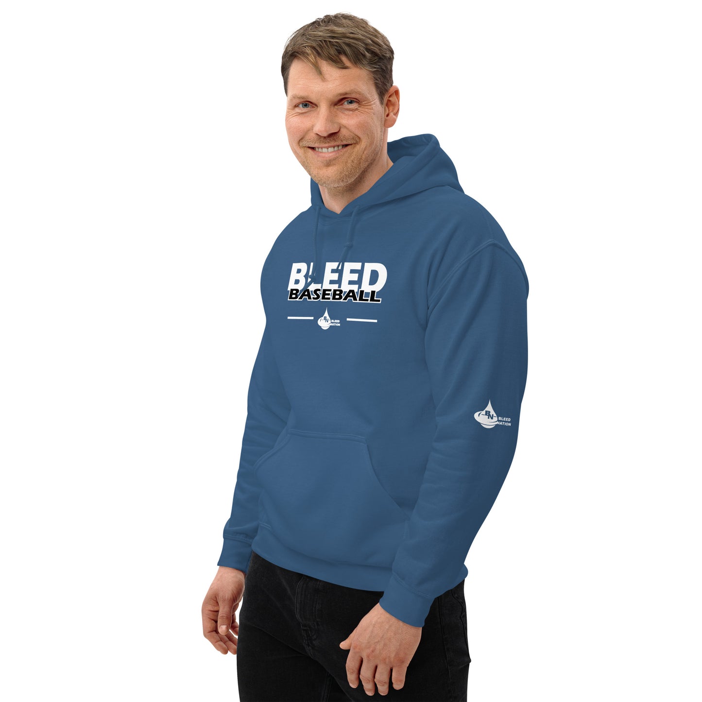 Bleed Baseball Unisex Hoodie