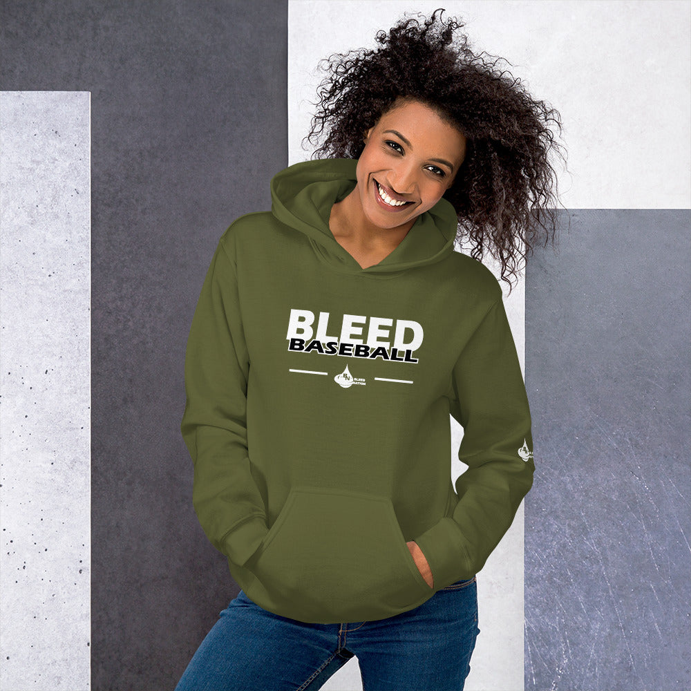 Bleed Baseball Unisex Hoodie