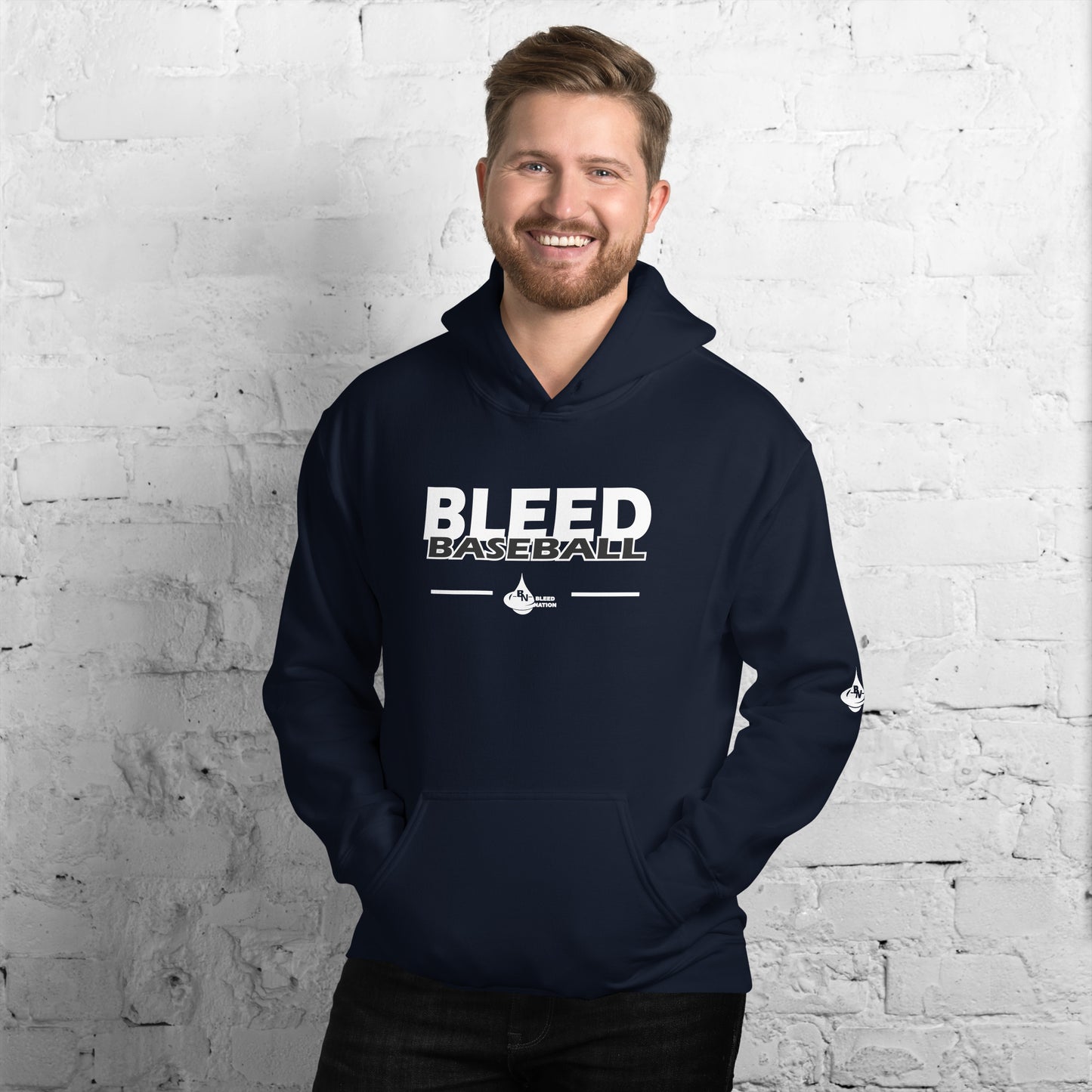 Bleed Baseball Unisex Hoodie