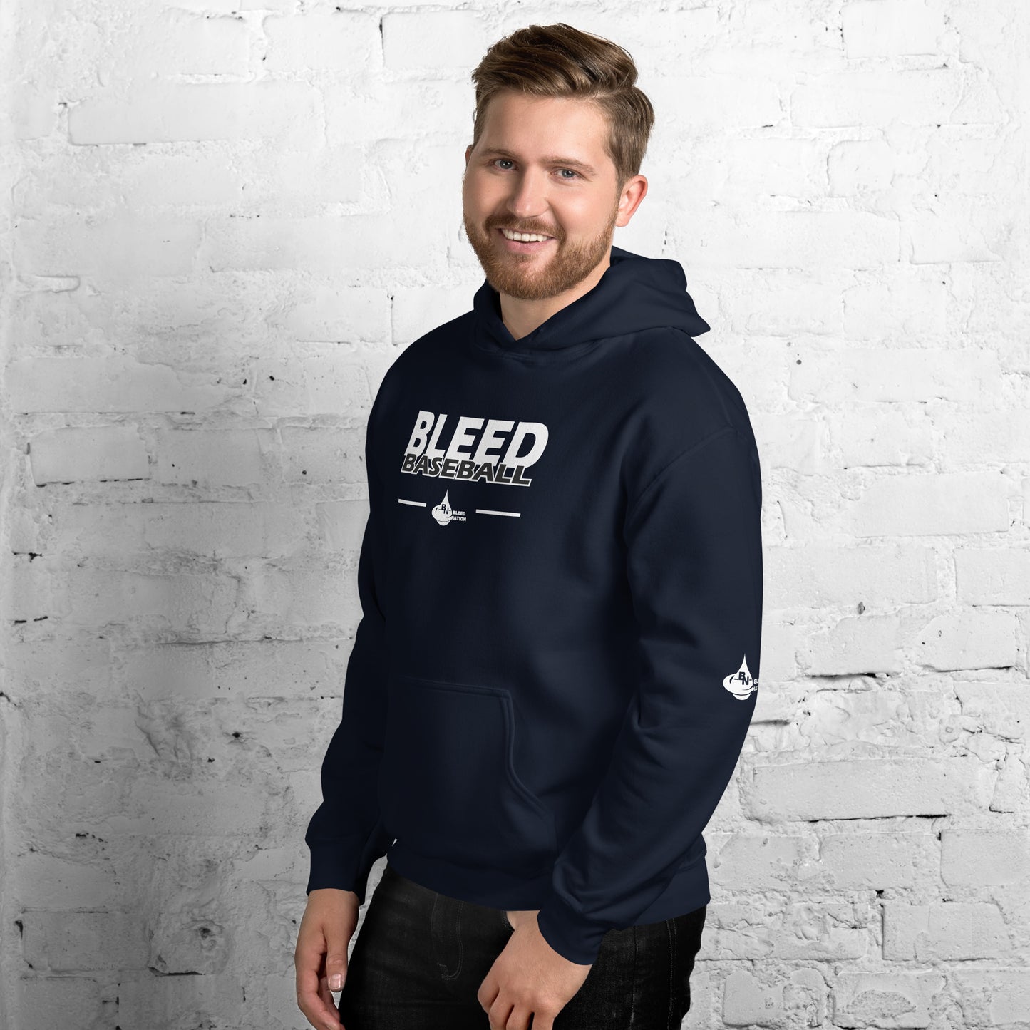 Bleed Baseball Unisex Hoodie