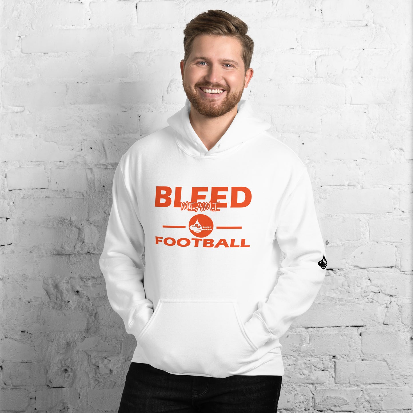 Bleed Miami Football Unisex Hoodie