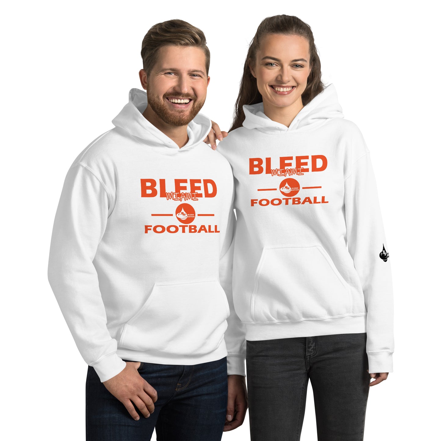 Bleed Miami Football Unisex Hoodie