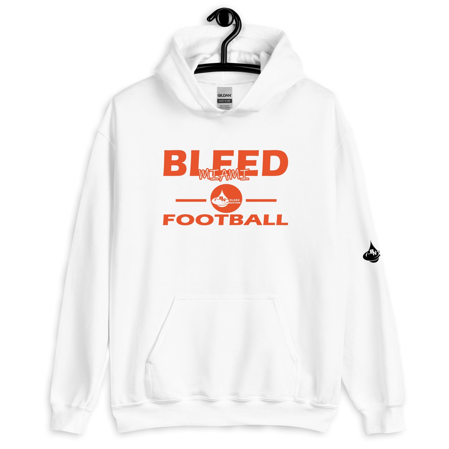 Bleed Miami Football Unisex Hoodie