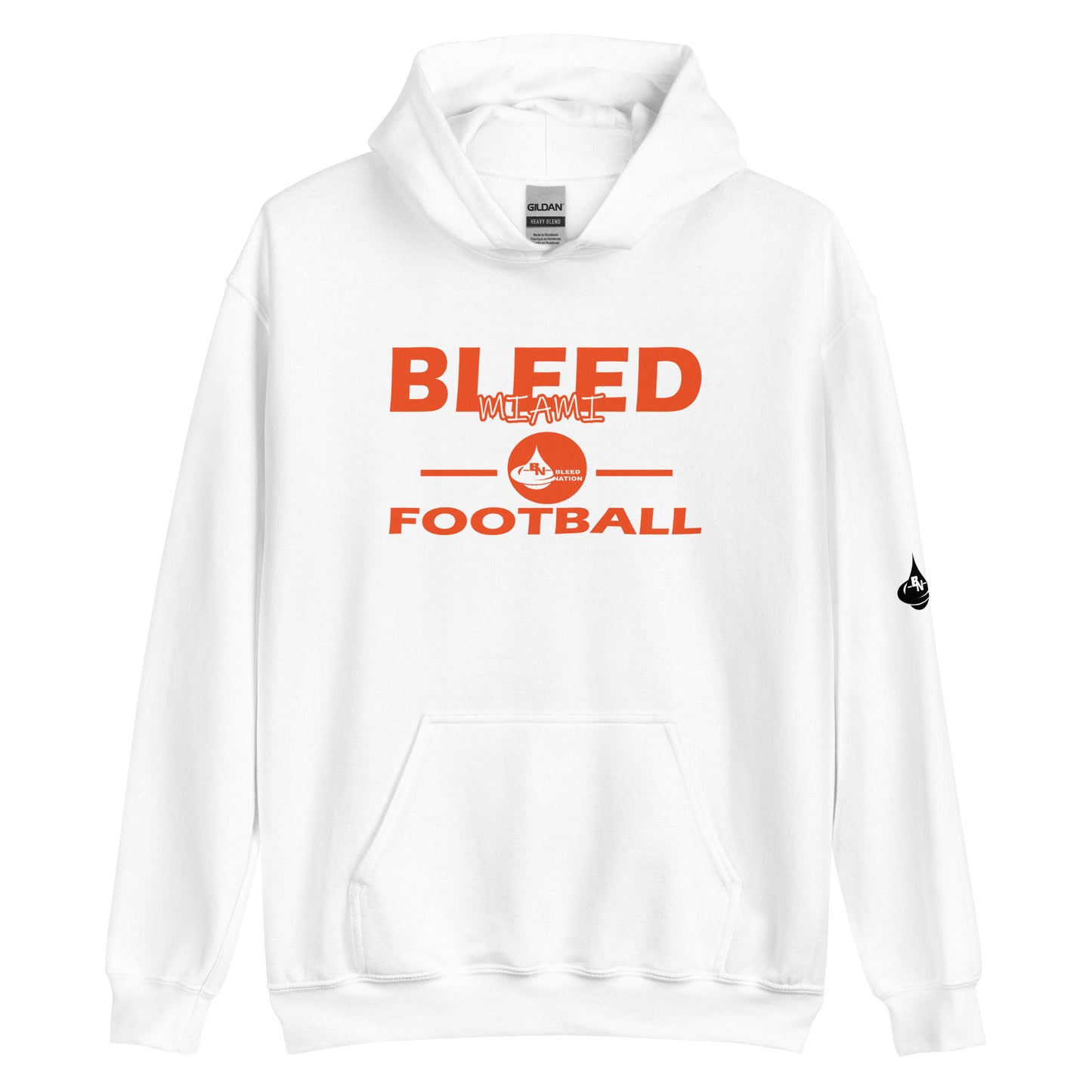 Bleed Miami Football Unisex Hoodie