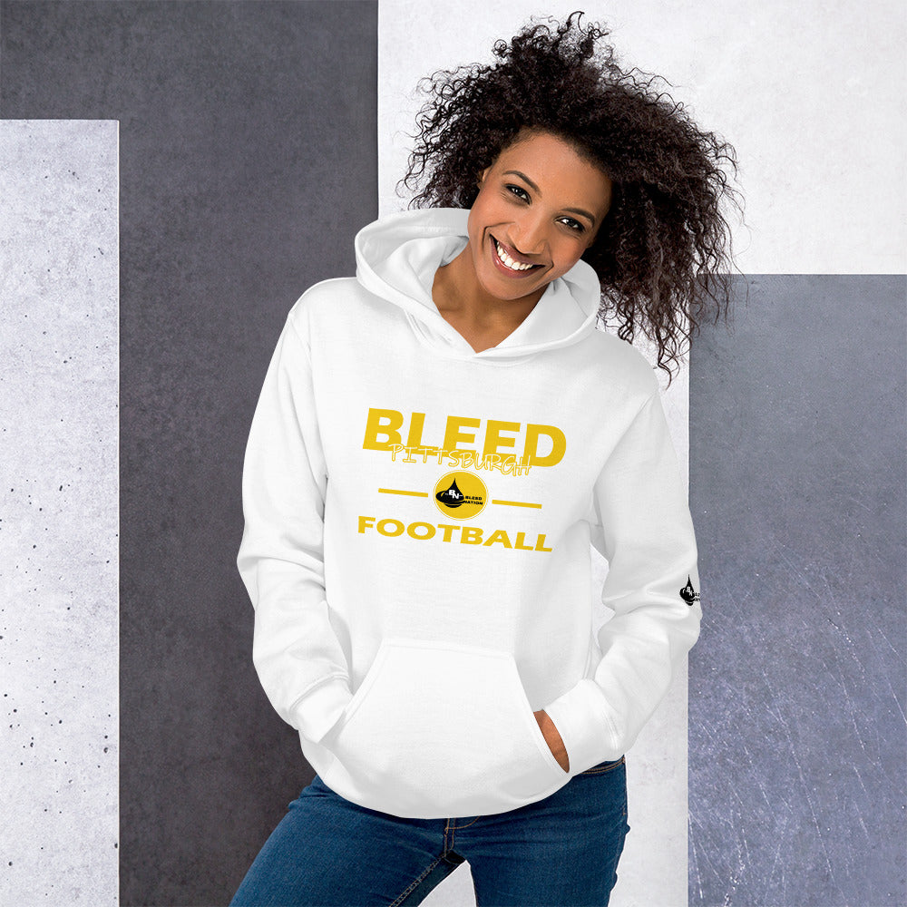 Bleed Pittsburgh Football Unisex Hoodie