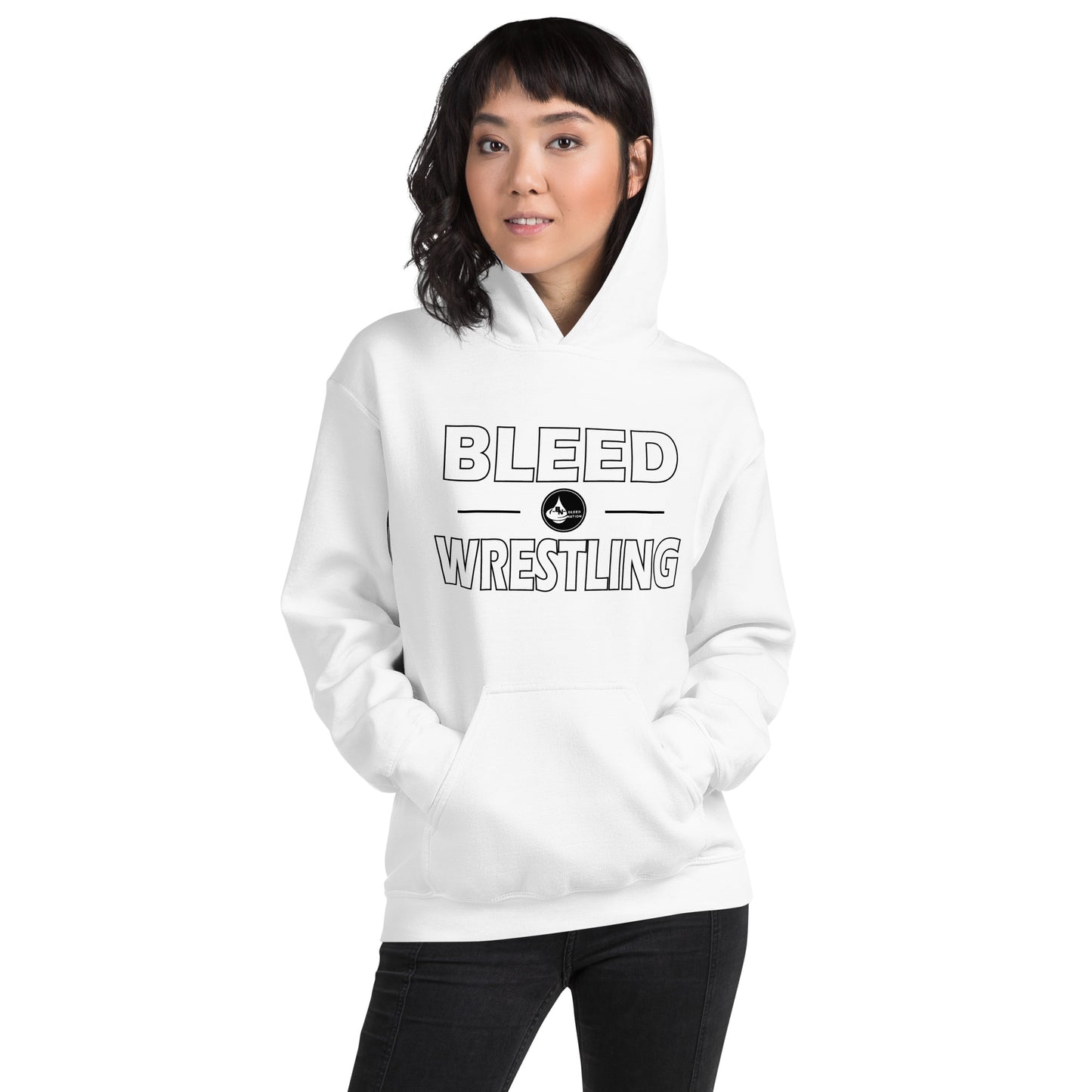 Bleed Wrestling Unisex Hoodie