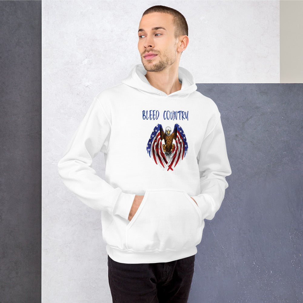 Bleed Skeleton Eagle Unisex Hoodie