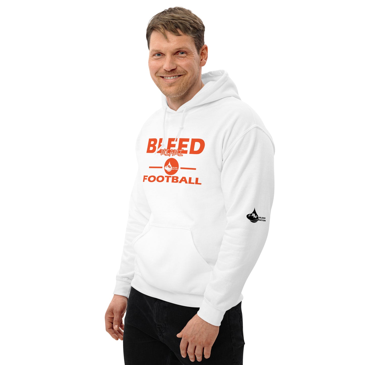 Bleed Miami Football Unisex Hoodie