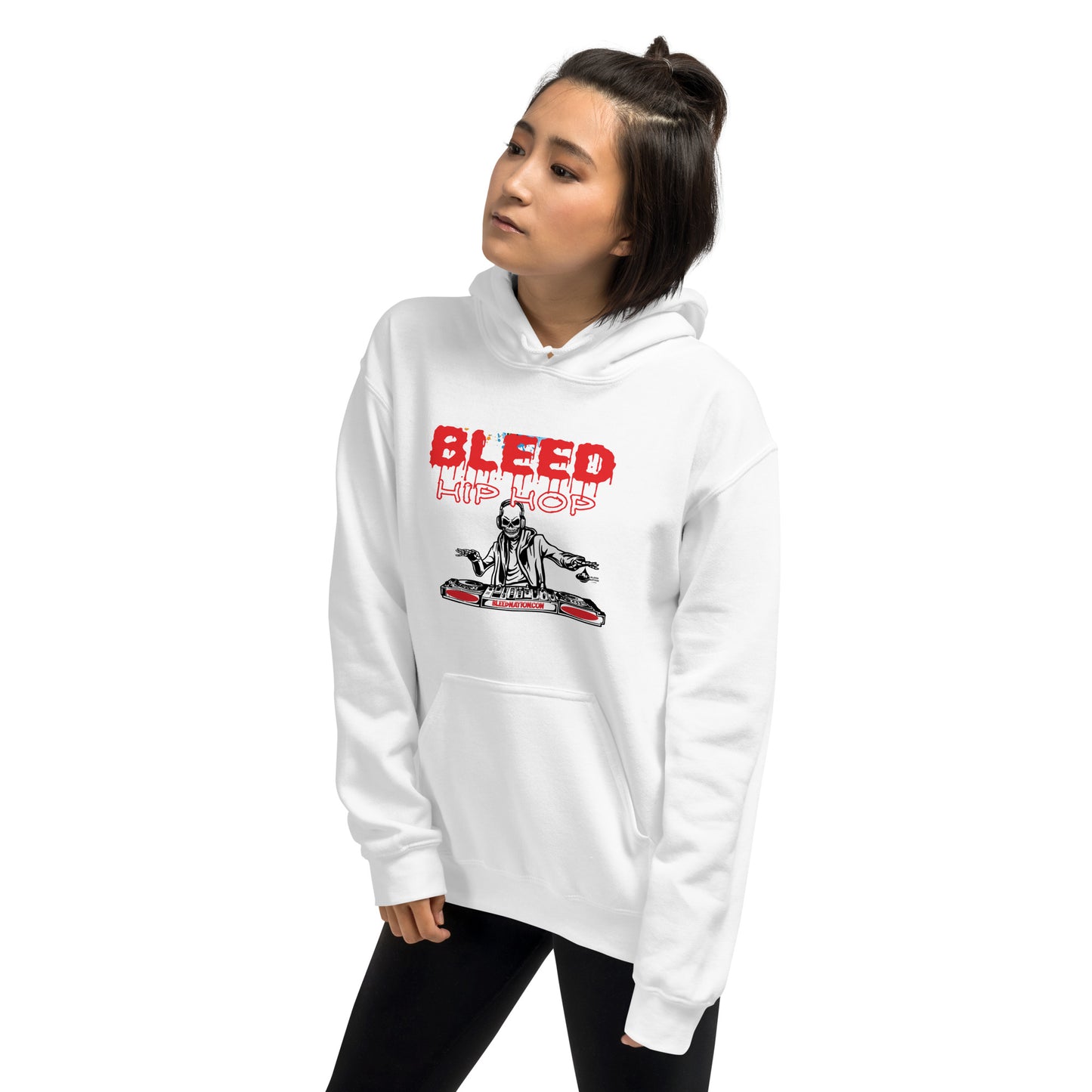 Bleed Skeleton Turntable Unisex Hoodie