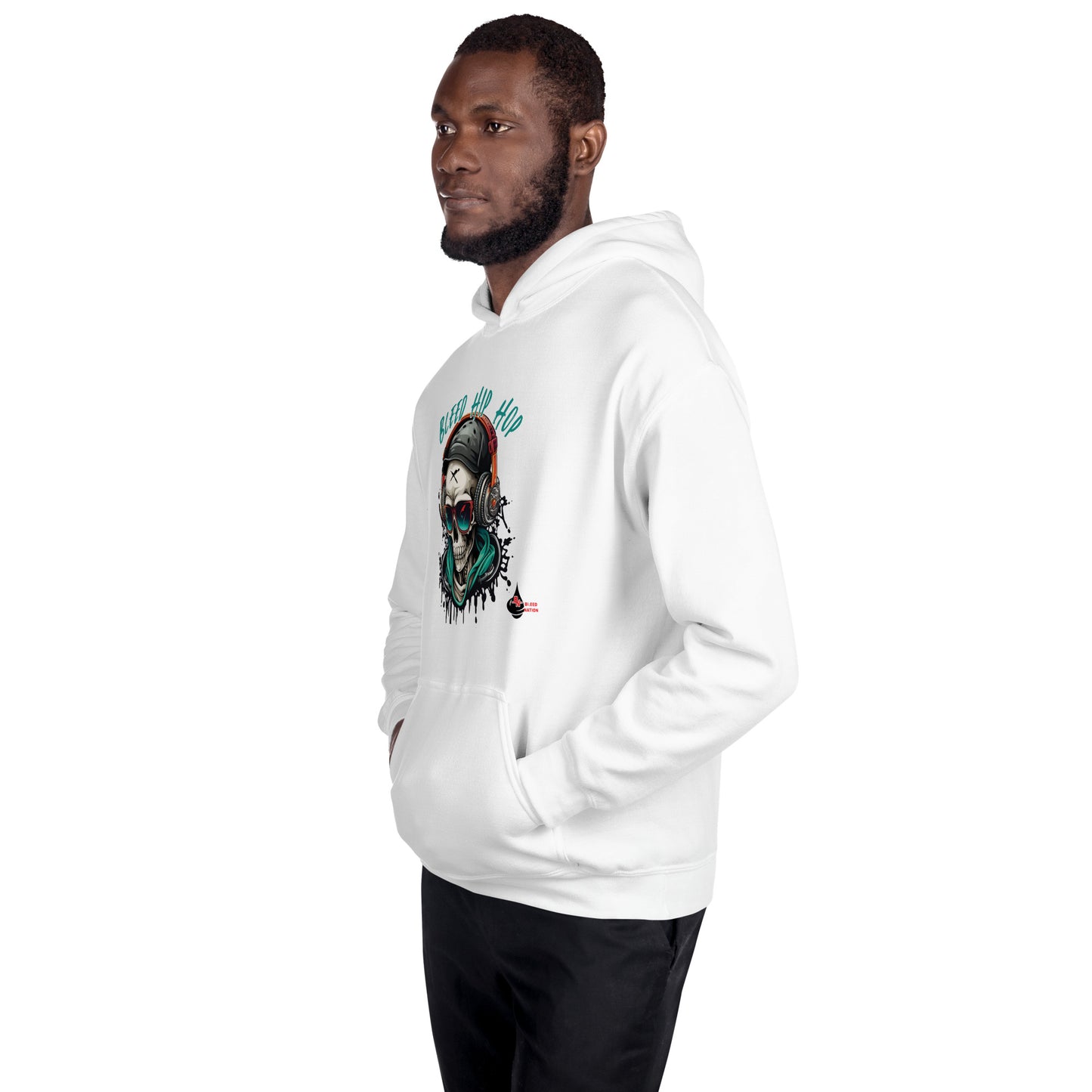 Bleed Hiphop Skeleton Unisex Hoodie
